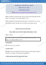 Đề kiểm tra 1 tiết Văn 9 - Đề số 2